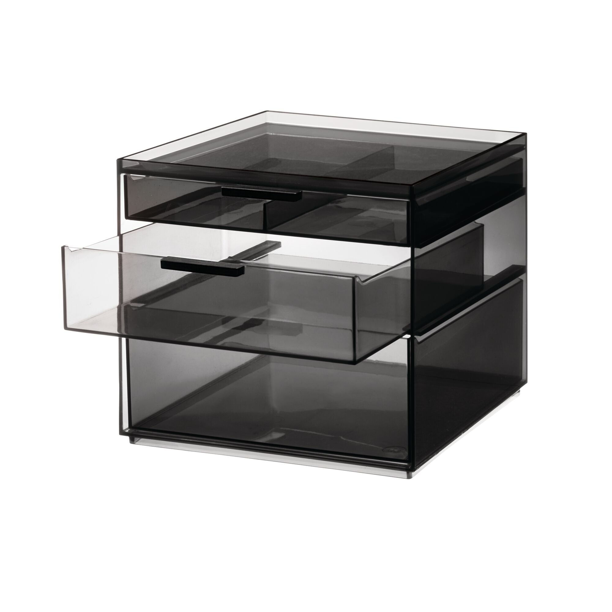 Tall Plastic Cosmetic 3-Drawer Organizer - Image 7