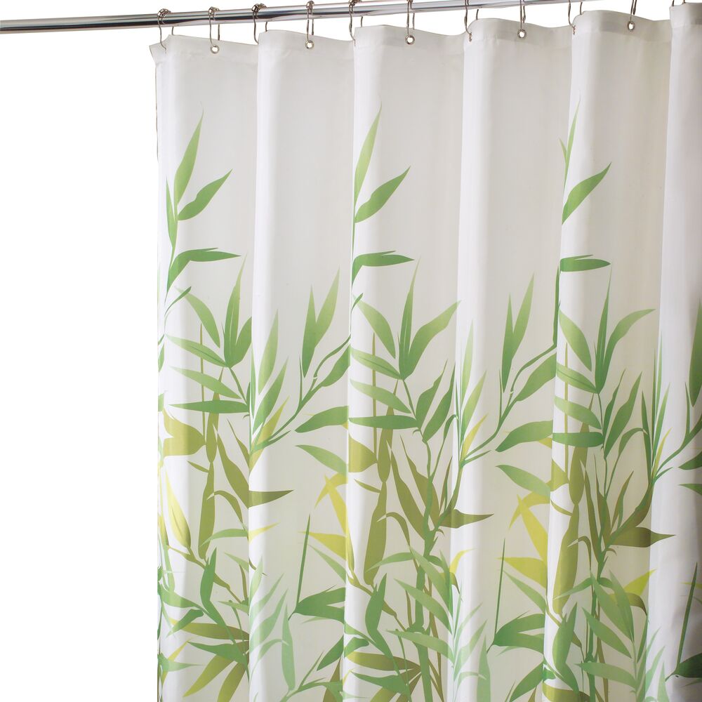 Anzu Natural Bamboo Design 72 x 72 Shower Curtain - Image 4