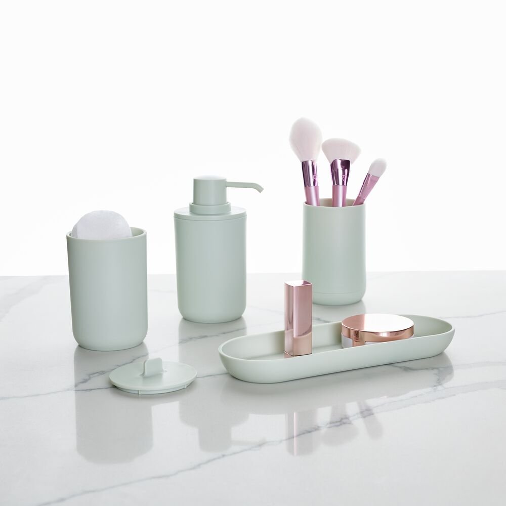 Cade Bath Accessories (Set of 4) Green Tint - Image 3