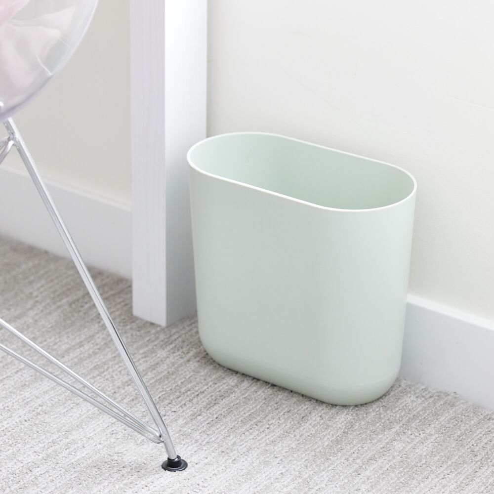 Cade Slim Waste Can Green Tint - Image 2