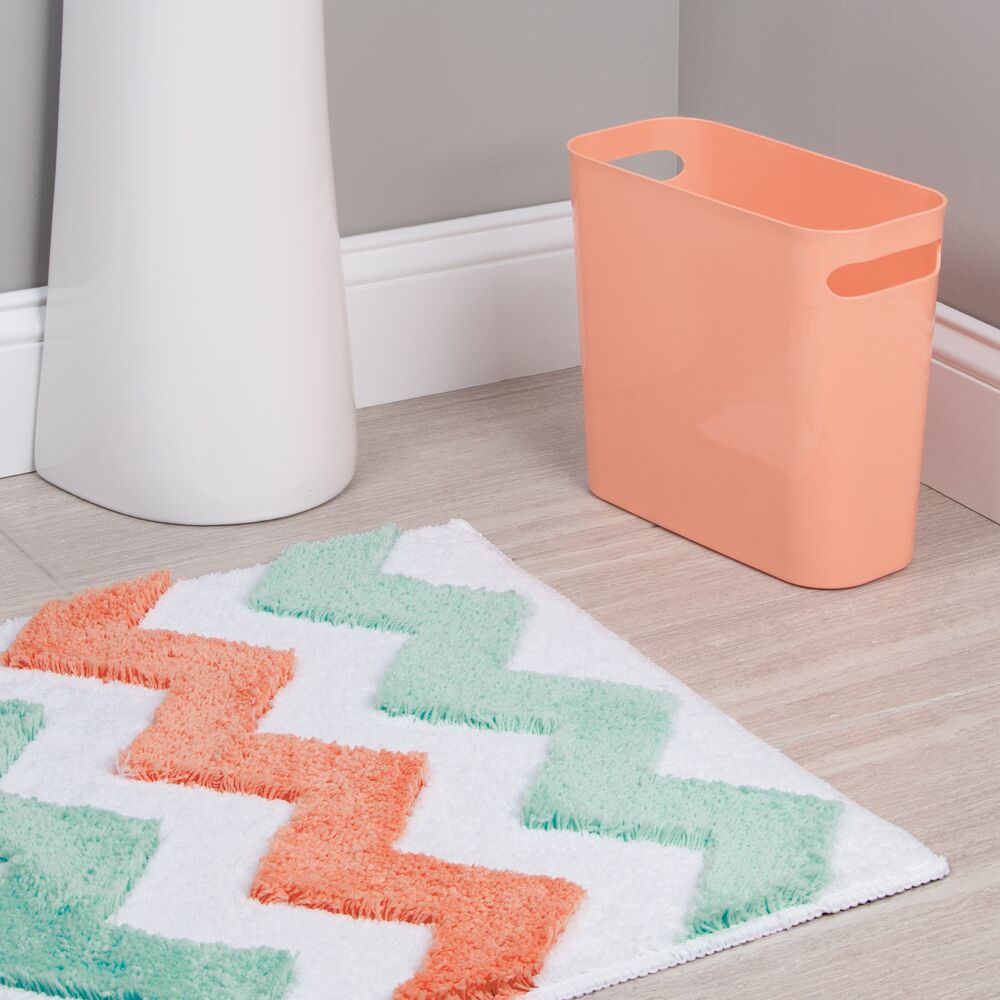 Chevron Rug 34 x 21 Aruba/Coral - Image 3