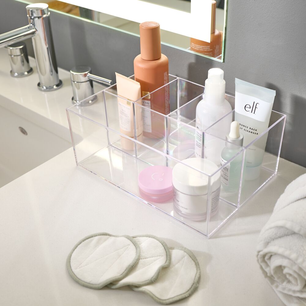 Clarity Cosmetic & Vanity Organizer Clear - Image 2