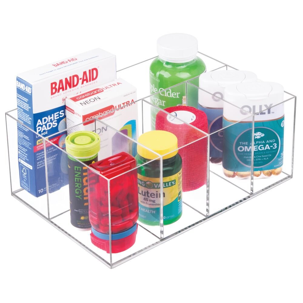 Clarity Cosmetic & Vanity Organizer Clear - Image 3