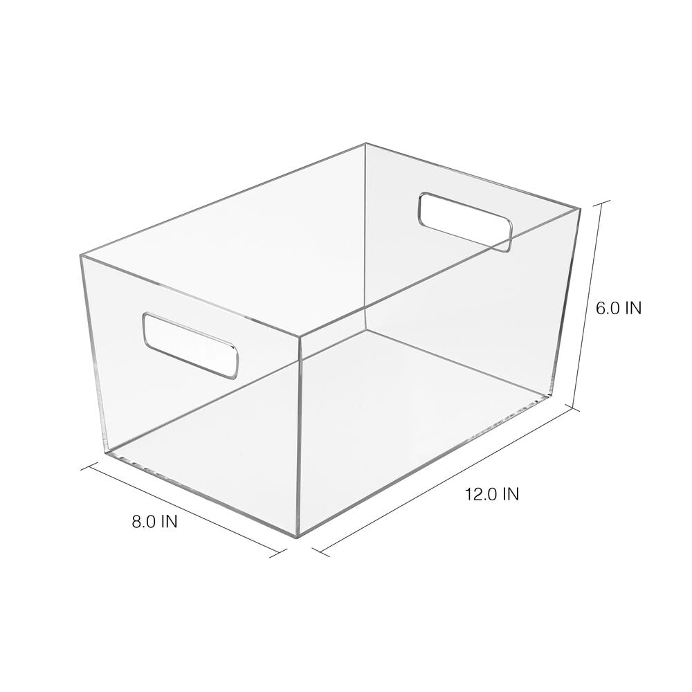 Clarity Vanity Bin - Large Clear - Image 5