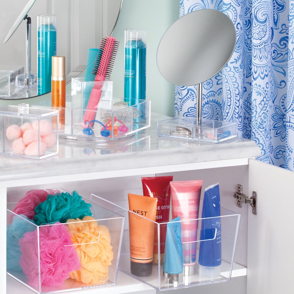 Clarity Vanity Bin - Large Clear - Image 4