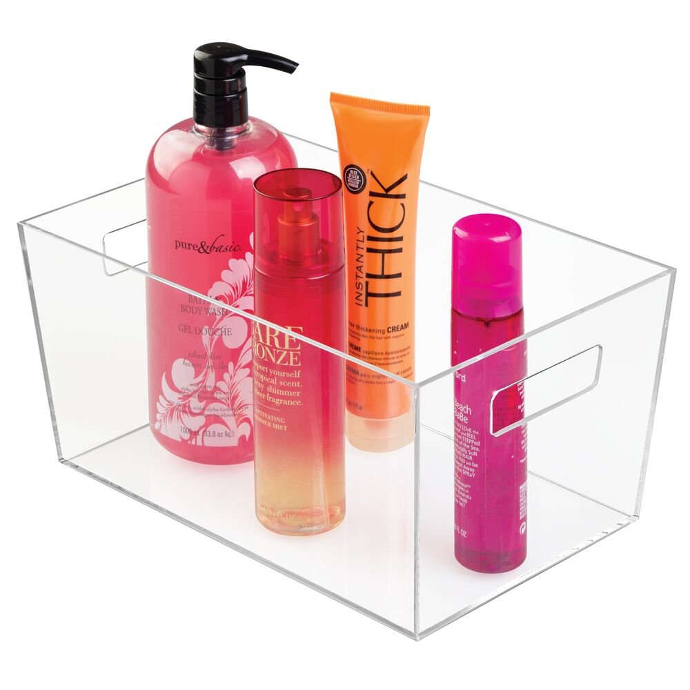 Clarity Vanity Bin - Large Clear - Image 2