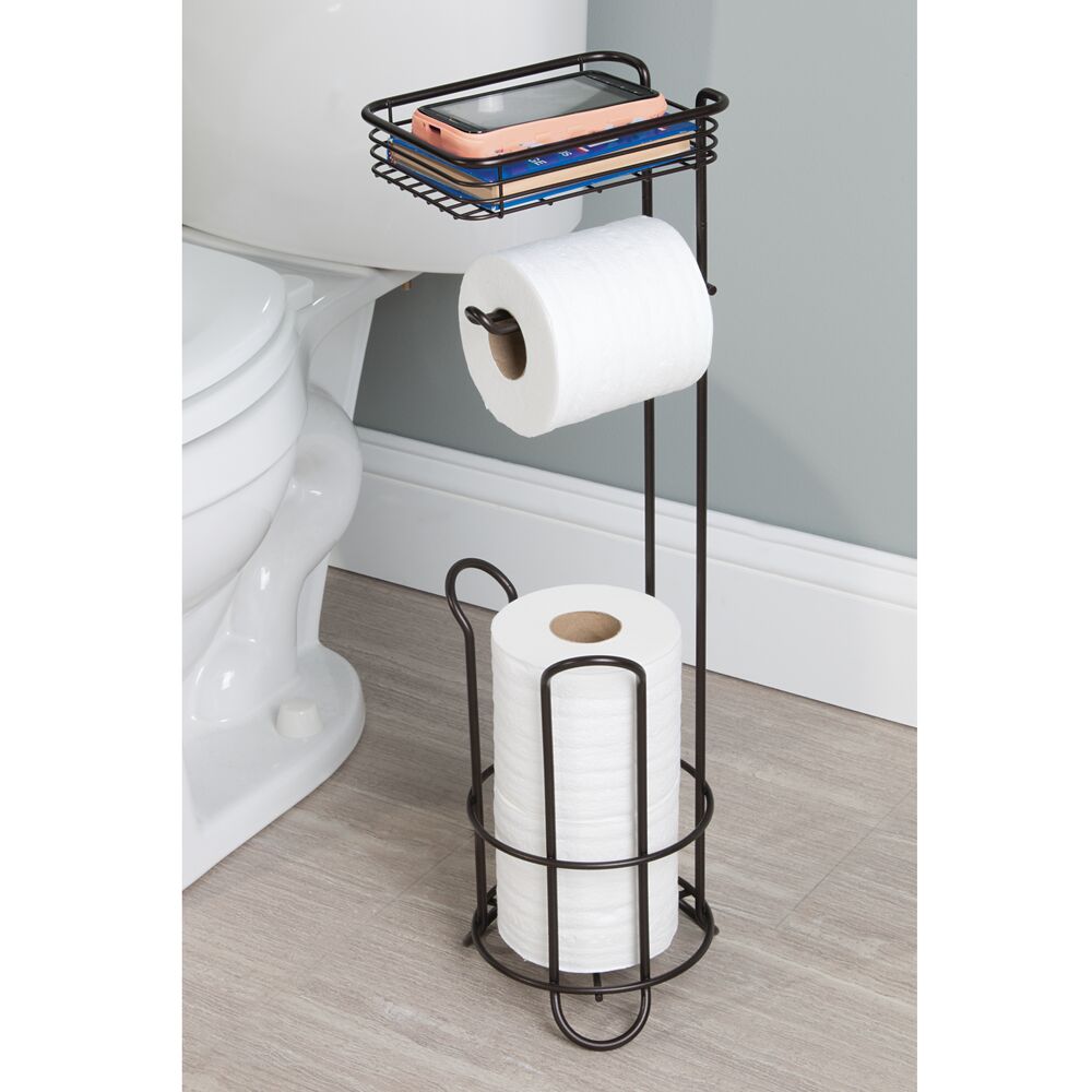 Classico Roll Stand Plus with Shelf Bronze - Image 2