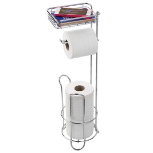 Classico Roll Stand Plus w/Shelf Chrome