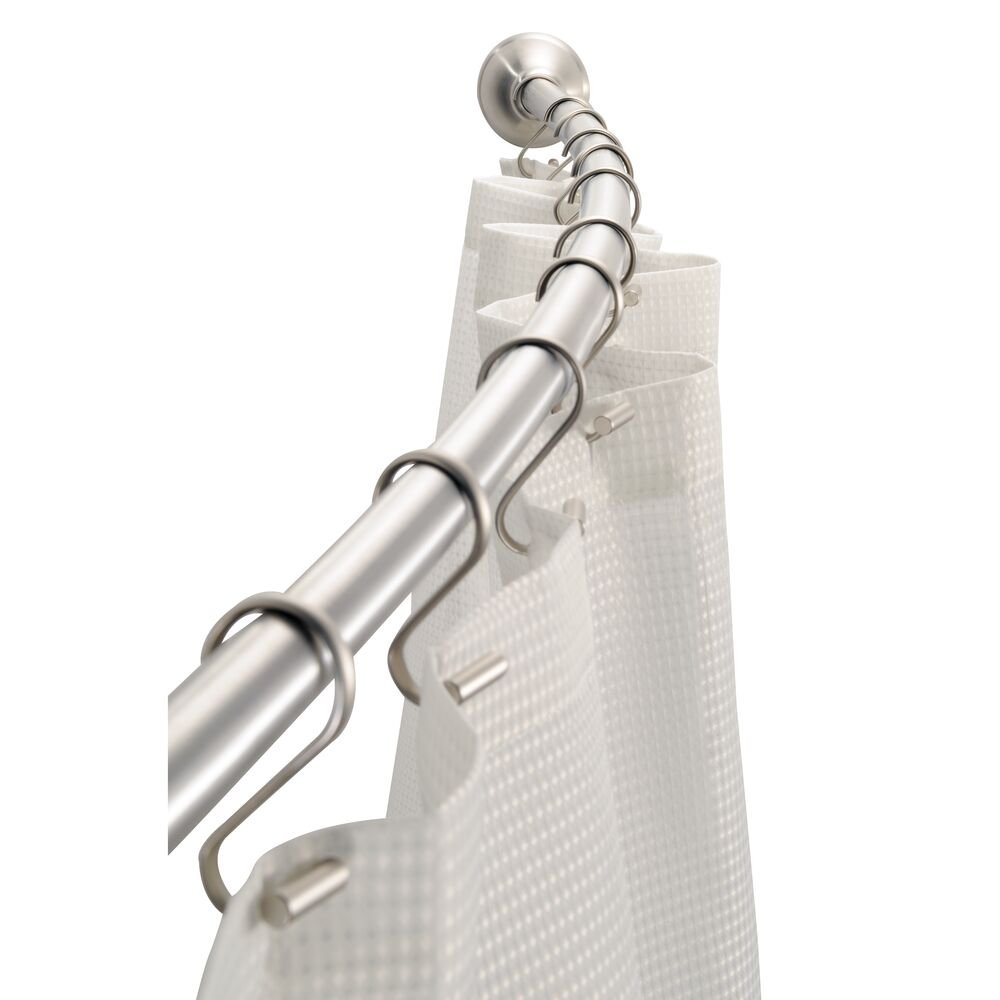 Curved Shower Curtain Rod Brushed - Image 2