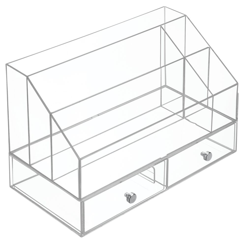 Drawers Palette & Nail Polish Organizer - 2 Drawer Clear - Image 4
