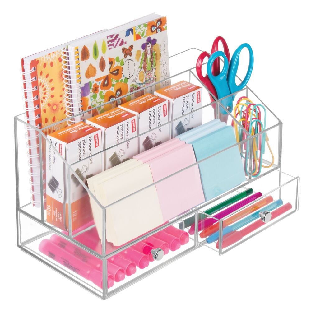 Drawers Palette & Nail Polish Organizer - 2 Drawer Clear - Image 5