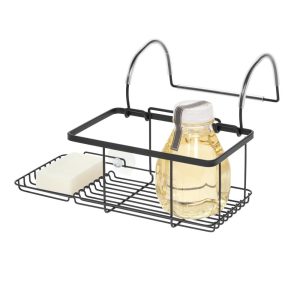 Everett Over Side Bathtub Caddy Matte Black