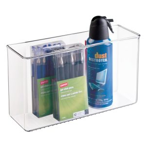iDesign AFFIXX Linus Organizer 3.5 x 11 x 6.5 in Clear