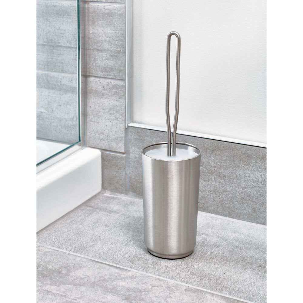 iDesign Austin Toilet Brush in Brushed - Image 4