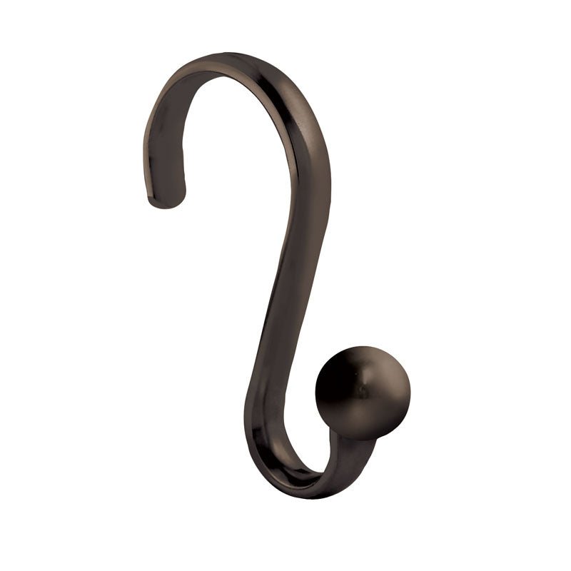 iDesign Axis Shower Hooks with Ball Set of 12 in Bronze - Image 2