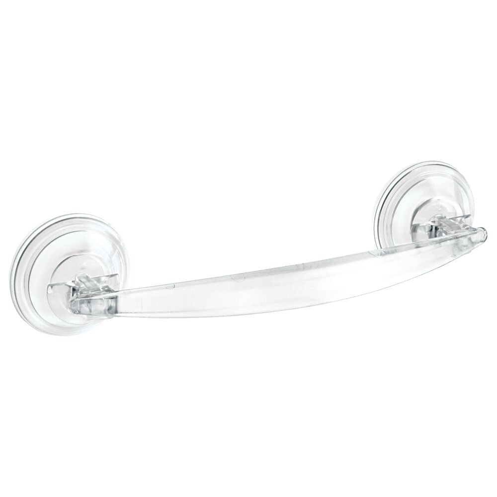 iDesign Bath Storage Power Lock Towel Bar in Clear - Image 2