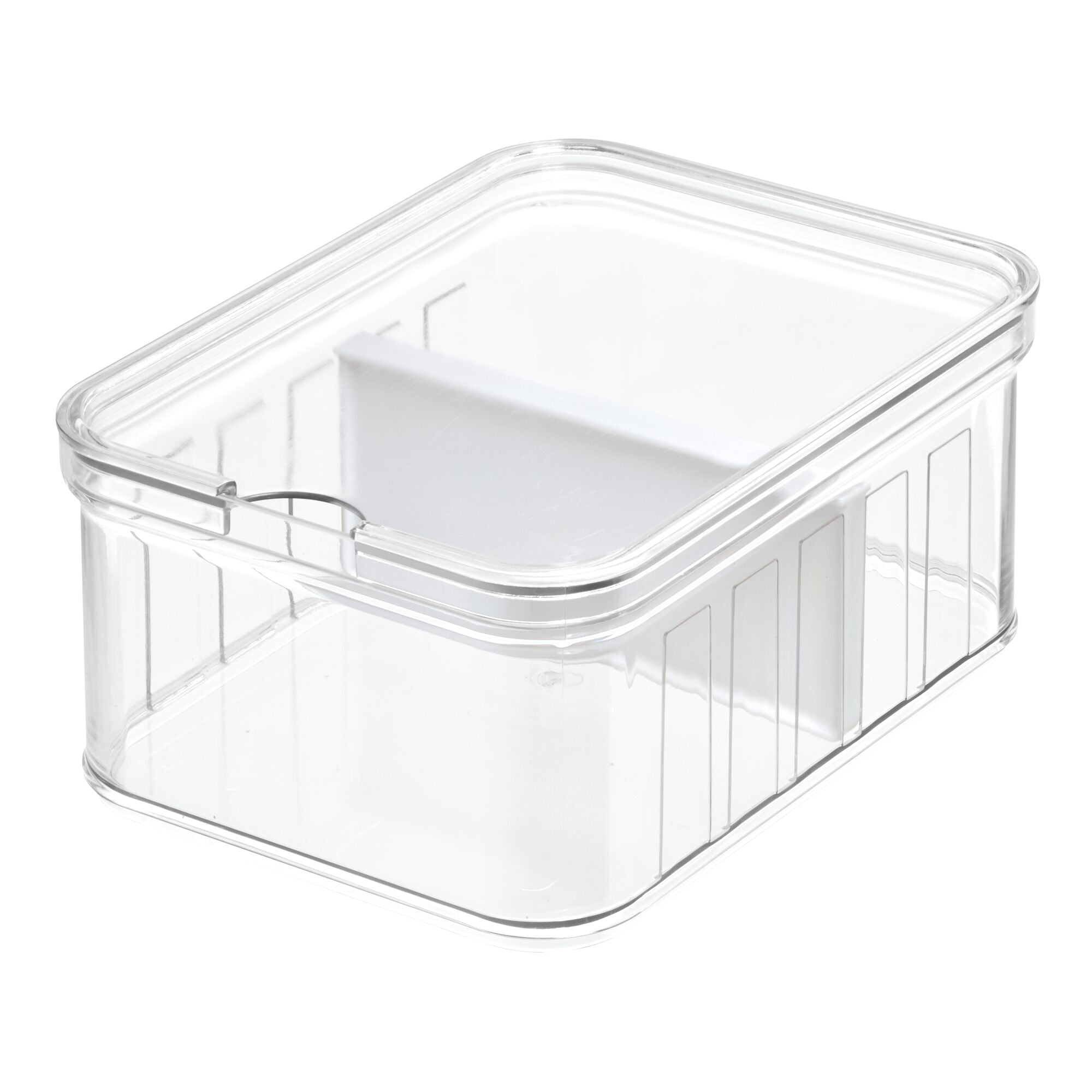 iDesign BPA Free Recycled Crisp Fridge Divided Bin 8.32x 6.32x 3.76 - Image 9