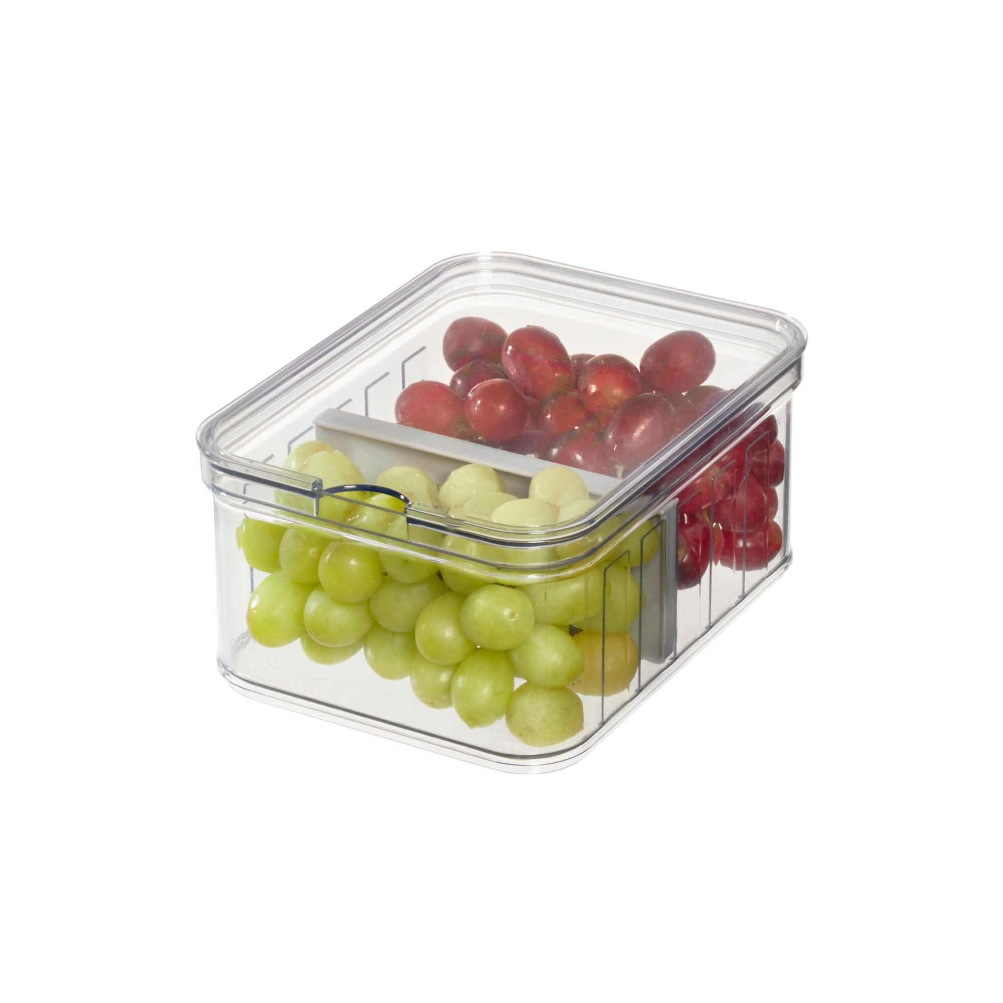 iDesign BPA Free Recycled Crisp Fridge Divided Bin 8.32x 6.32x 3.76 - Image 4