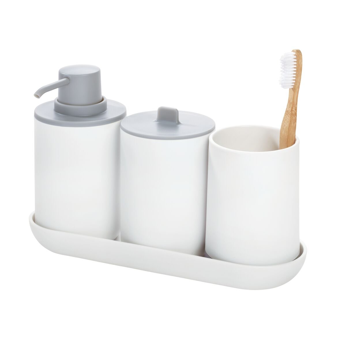 iDesign Cade Bath Accessories (Set of 4) - Image 6