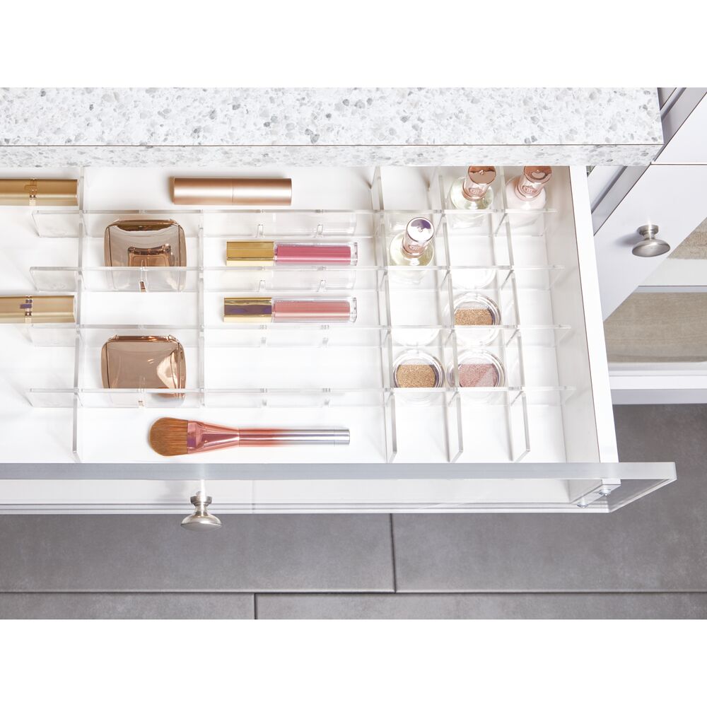 iDesign Clarity Customizable In-Drawer Organizer in Clear - Image 2