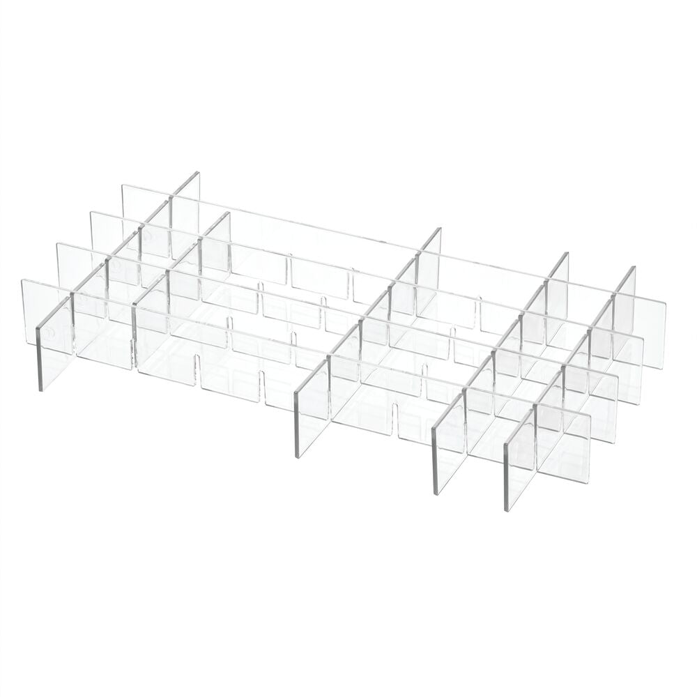 iDesign Clarity Customizable In-Drawer Organizer in Clear - Image 3