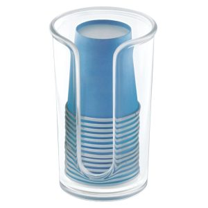 iDesign Clarity Disposable Cup Dispenser in Clear