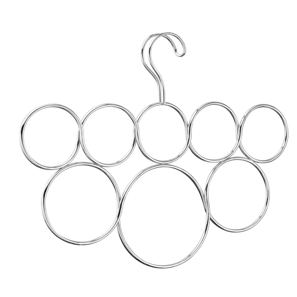 iDesign Classico 8 Loop Scarf Holder in Chrome - Image 4