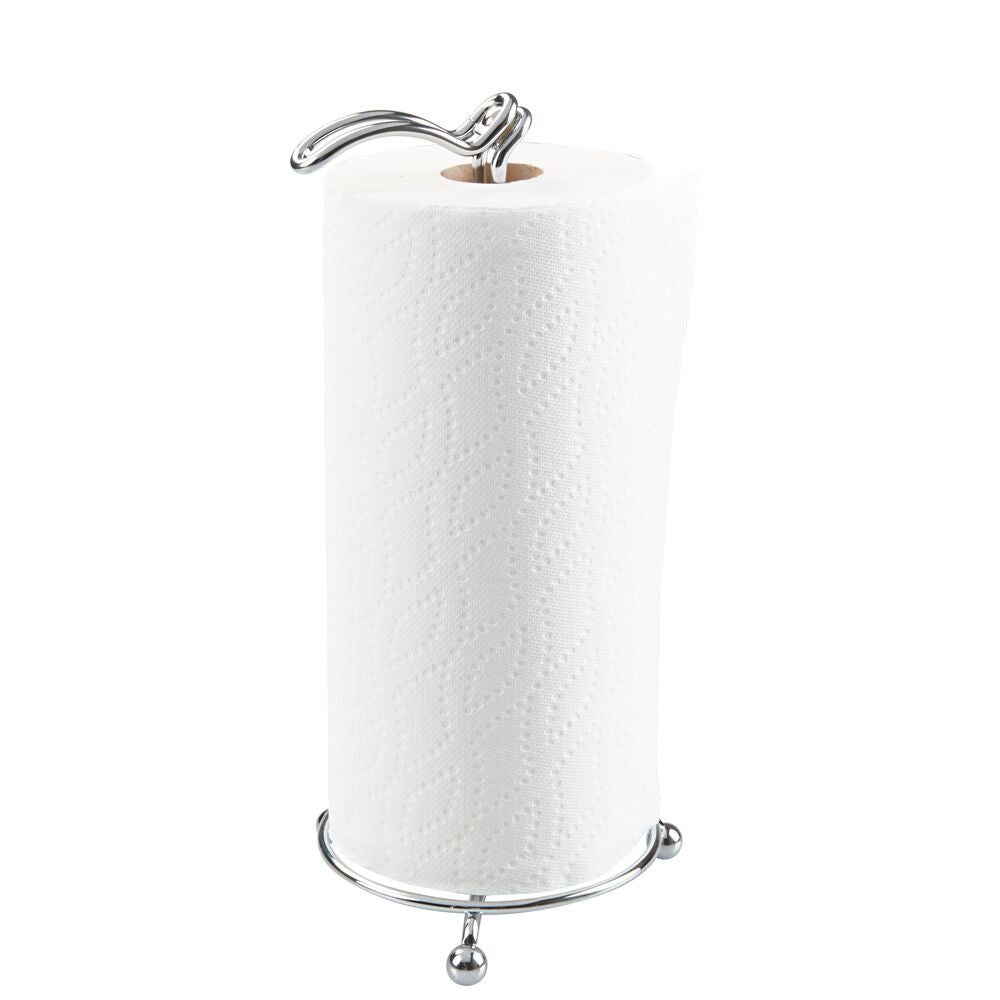 iDesign Classico Swivel Arm Paper Towel Holder Stand in Chrome