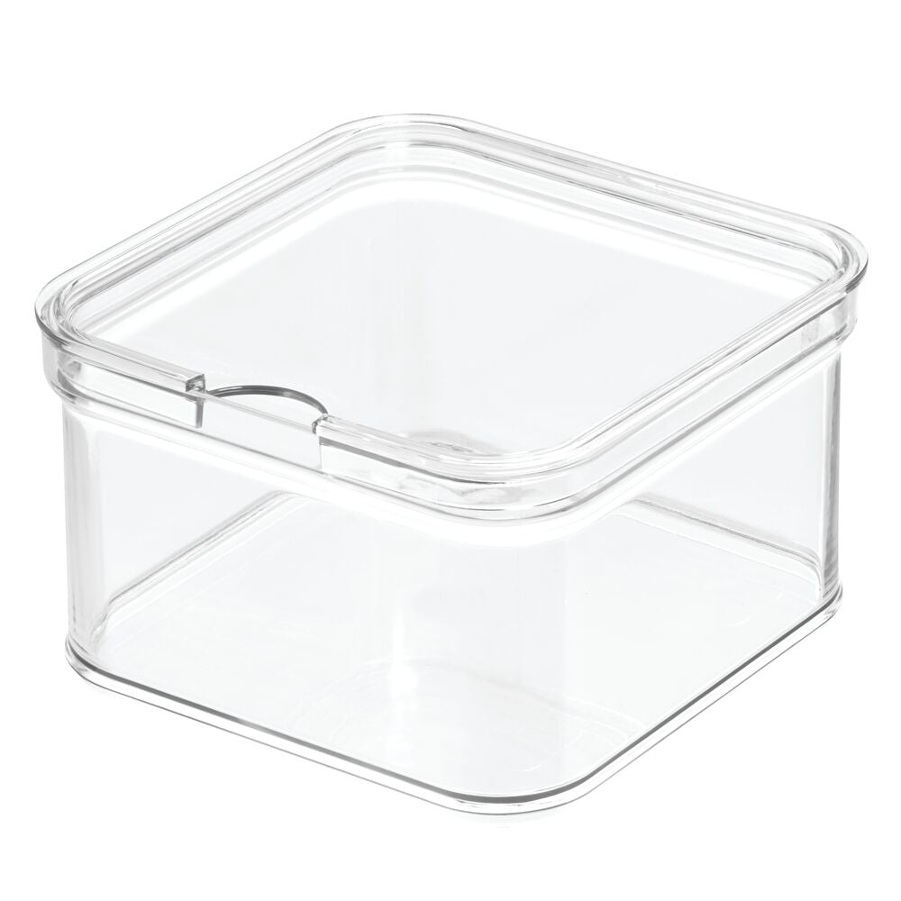 iDesign Crisp 6 x 6 Bin made with 100% Recycled Clear Plastic - Image 2