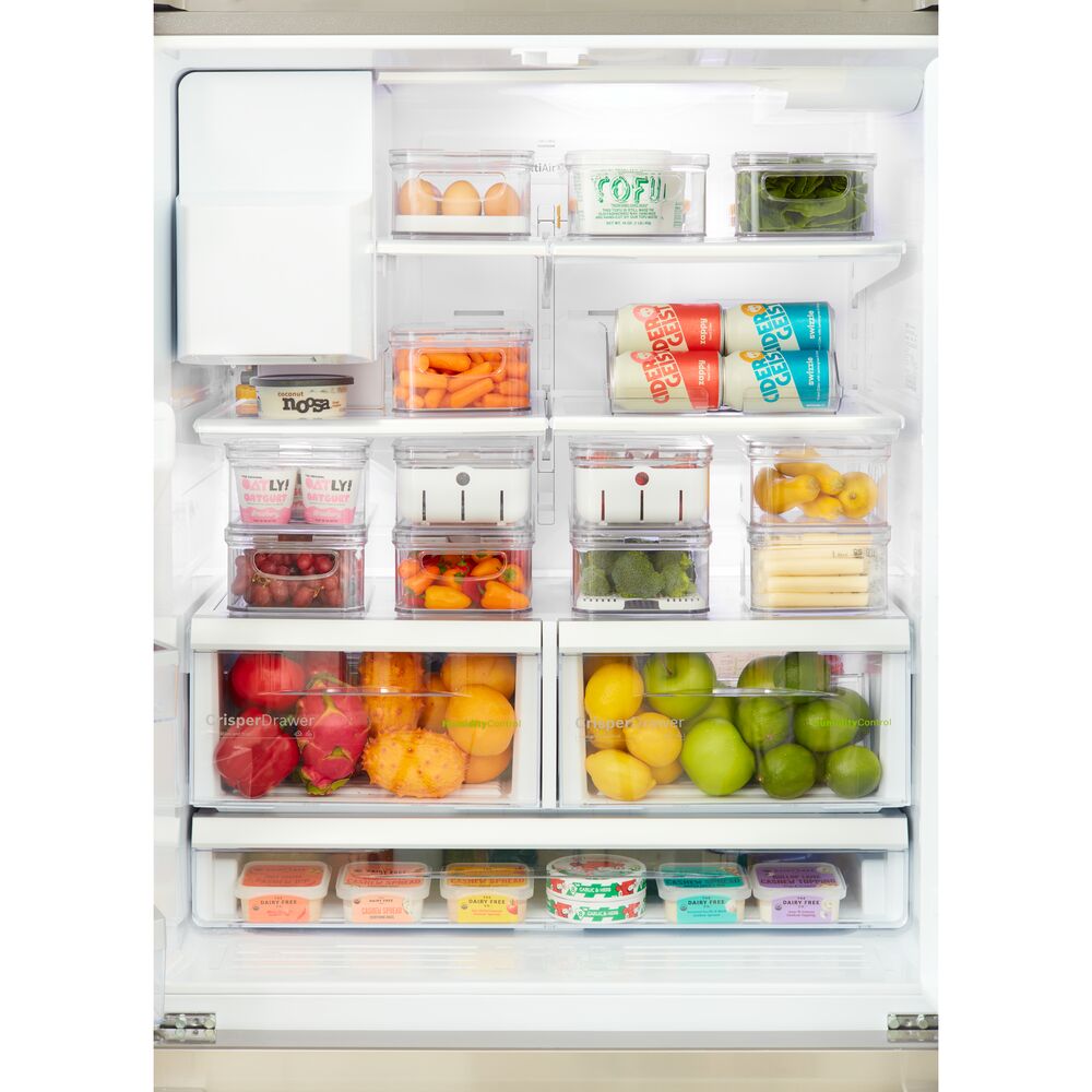 iDesign Crisp 6 x 6 Bin made with 100% Recycled Clear Plastic - Image 5