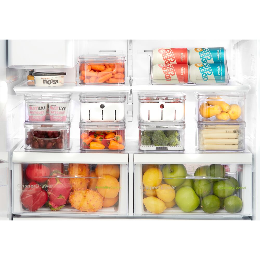 iDesign Crisp Bin 6 X 12 made with 100% Recycled Clear Plastic - Image 5