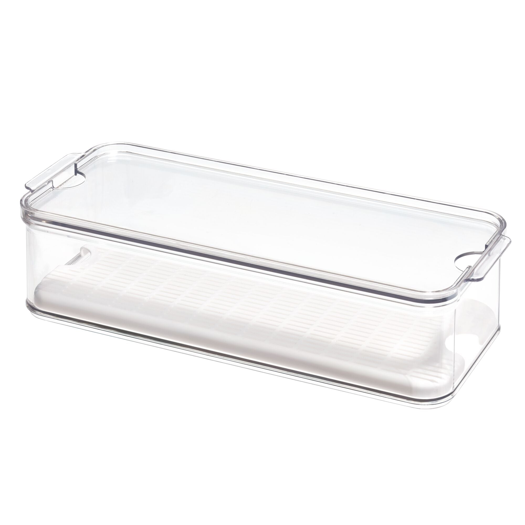 iDesign Crisp Produce Plastic Fridge Bin 15.72 x 6.32 x 3.76. Clear - Image 9