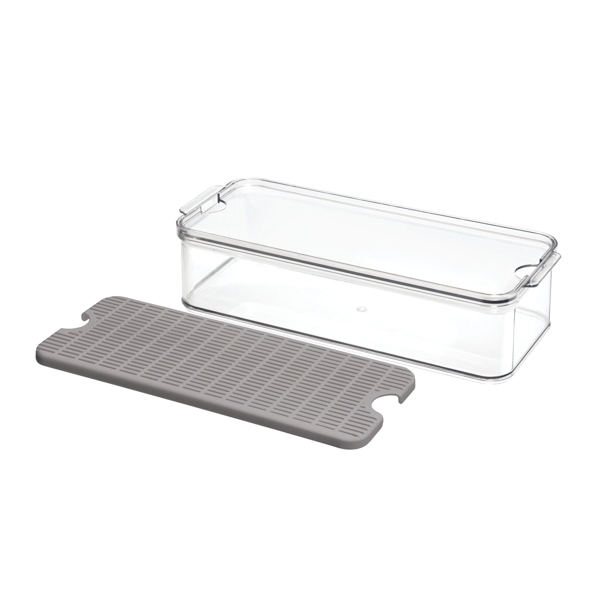 iDesign Crisp Produce Plastic Fridge Bin 15.72 x 6.32 x 3.76. Clear - Image 3