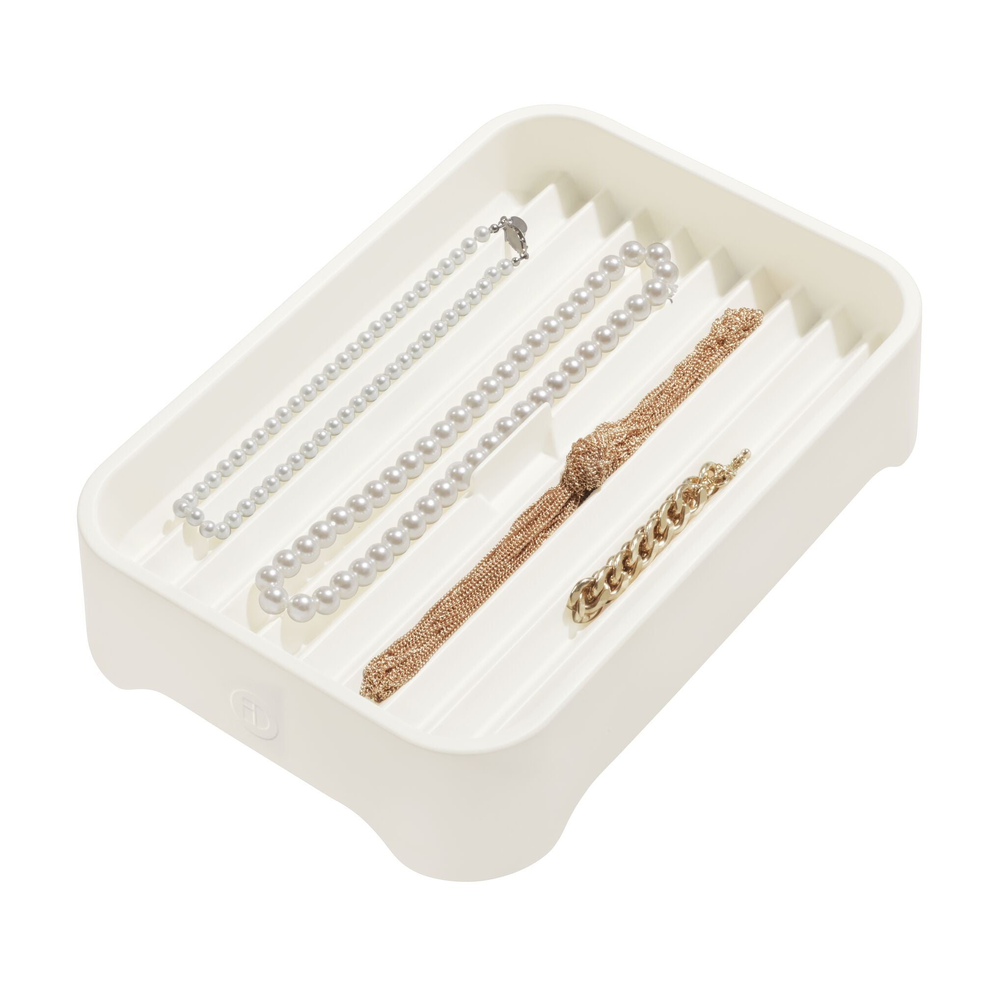 iDesign Eco BPA-Free Recycled Plastic Organizer Insert. Coconut - Image 4