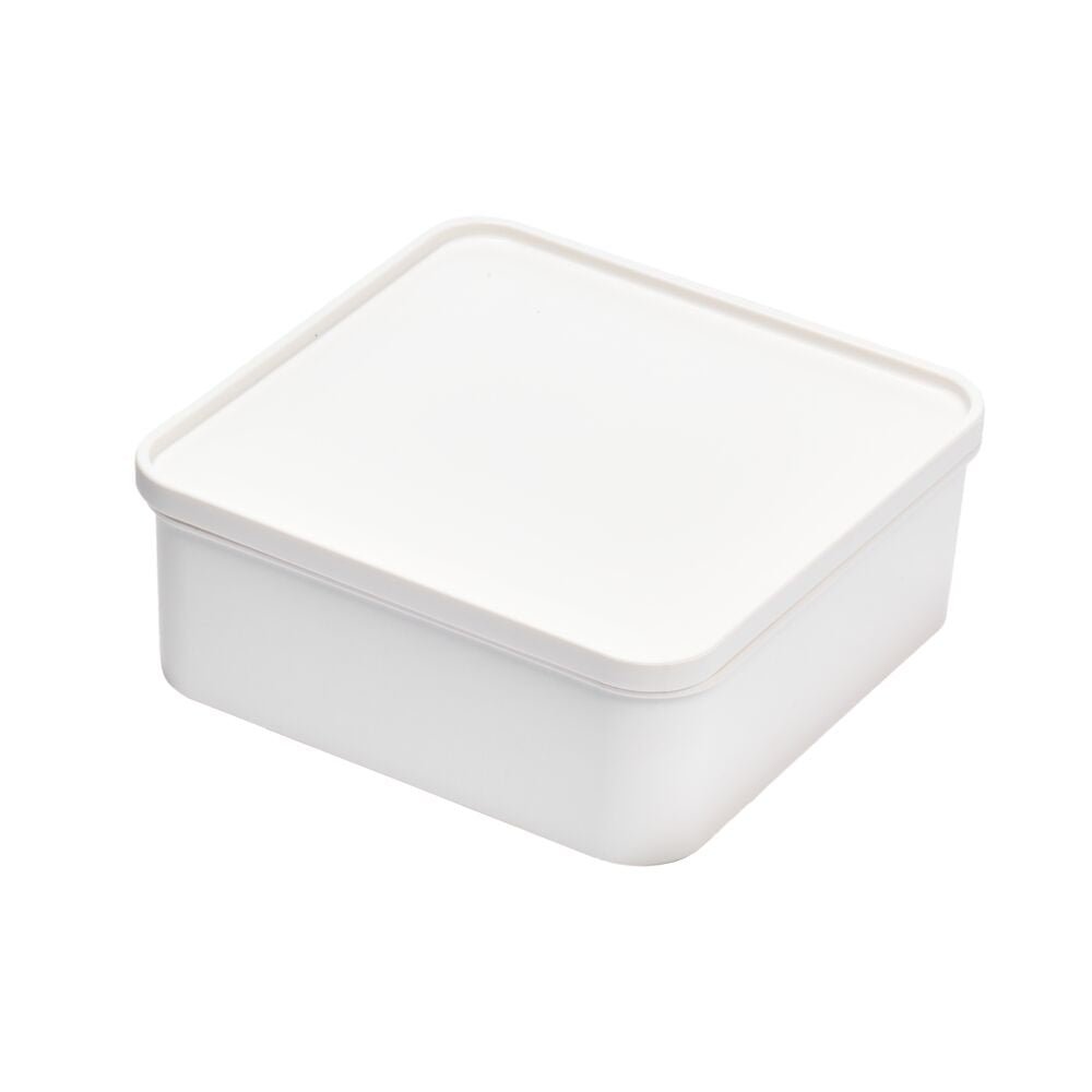 iDesign Eco Divided Food Storage Containers Made from Recycled Plastic with Lids in Coconut - Image 3
