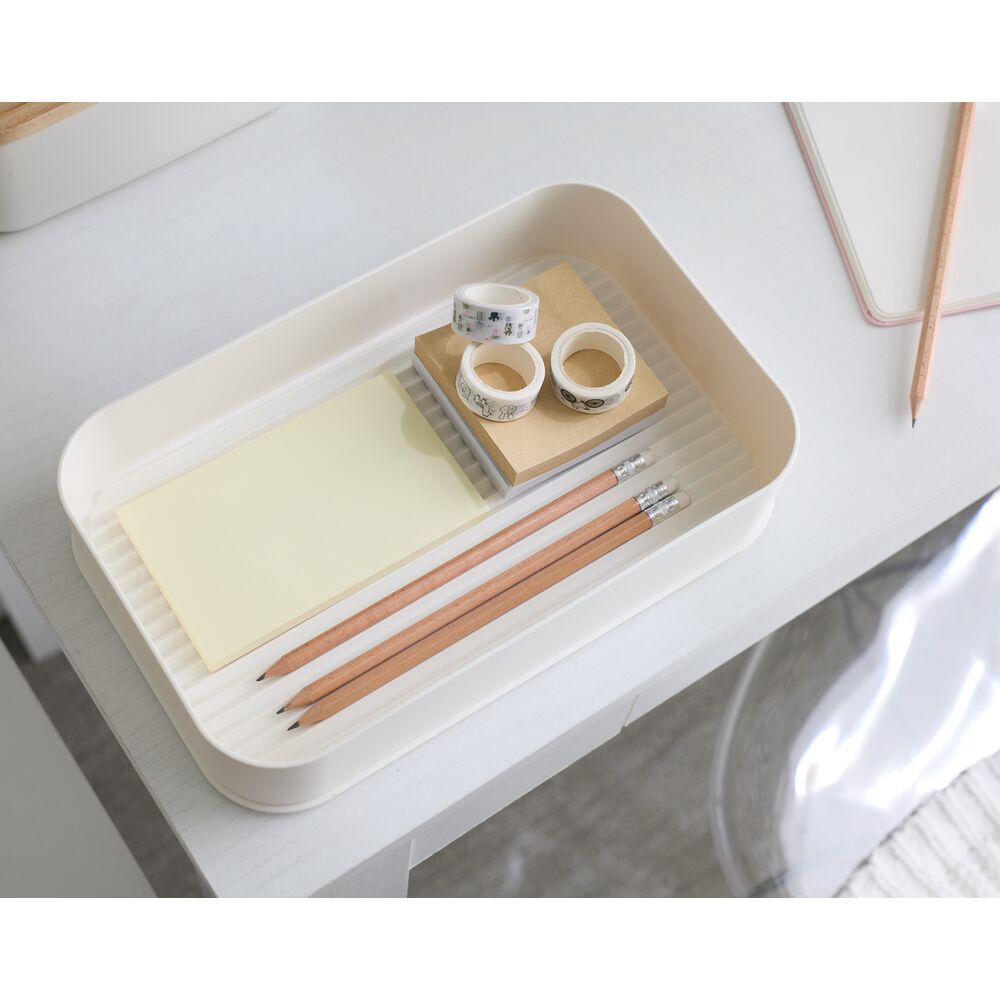 iDesign Eco Office Organization Collection Recycled Plastic in Coconut - Image 2