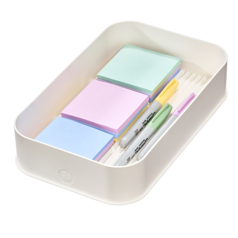 iDesign Eco Office Organization Collection Recycled Plastic in Coconut