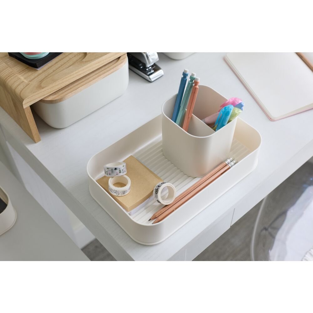 iDesign Eco Office Organization Collection Recycled Plastic in Coconut - Image 13