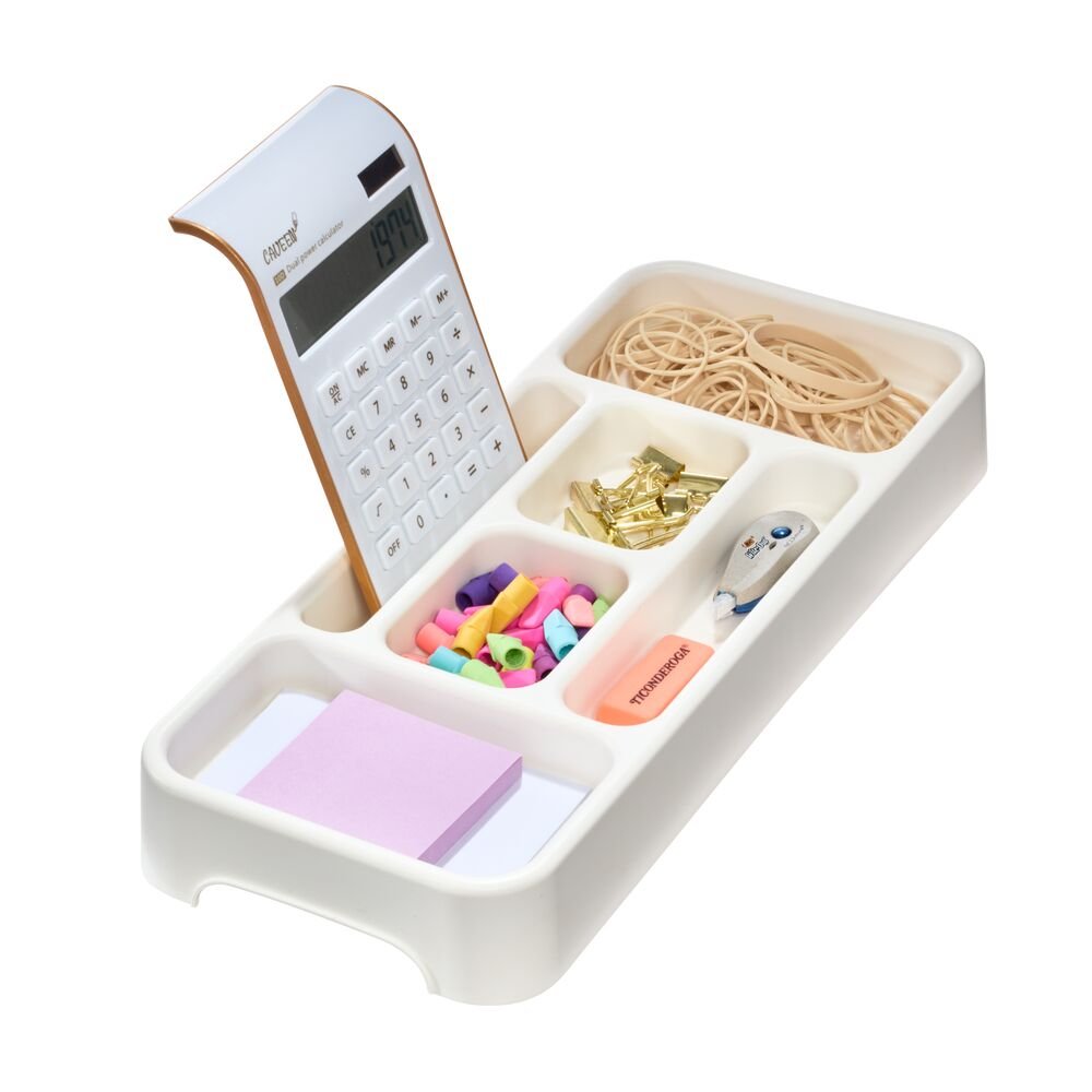 iDesign Eco Office Organization Collection Recycled Plastic in Coconut - Image 9