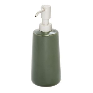 iDesign Eco Vanity Ceramic Refillable Tall Soap Dispenser