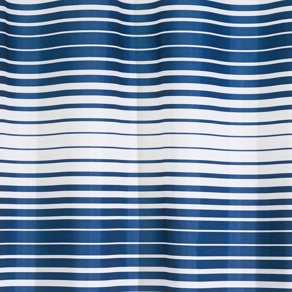 iDesign Enzo Shower Curtain 72 x 72 in Navy and White - Image 3