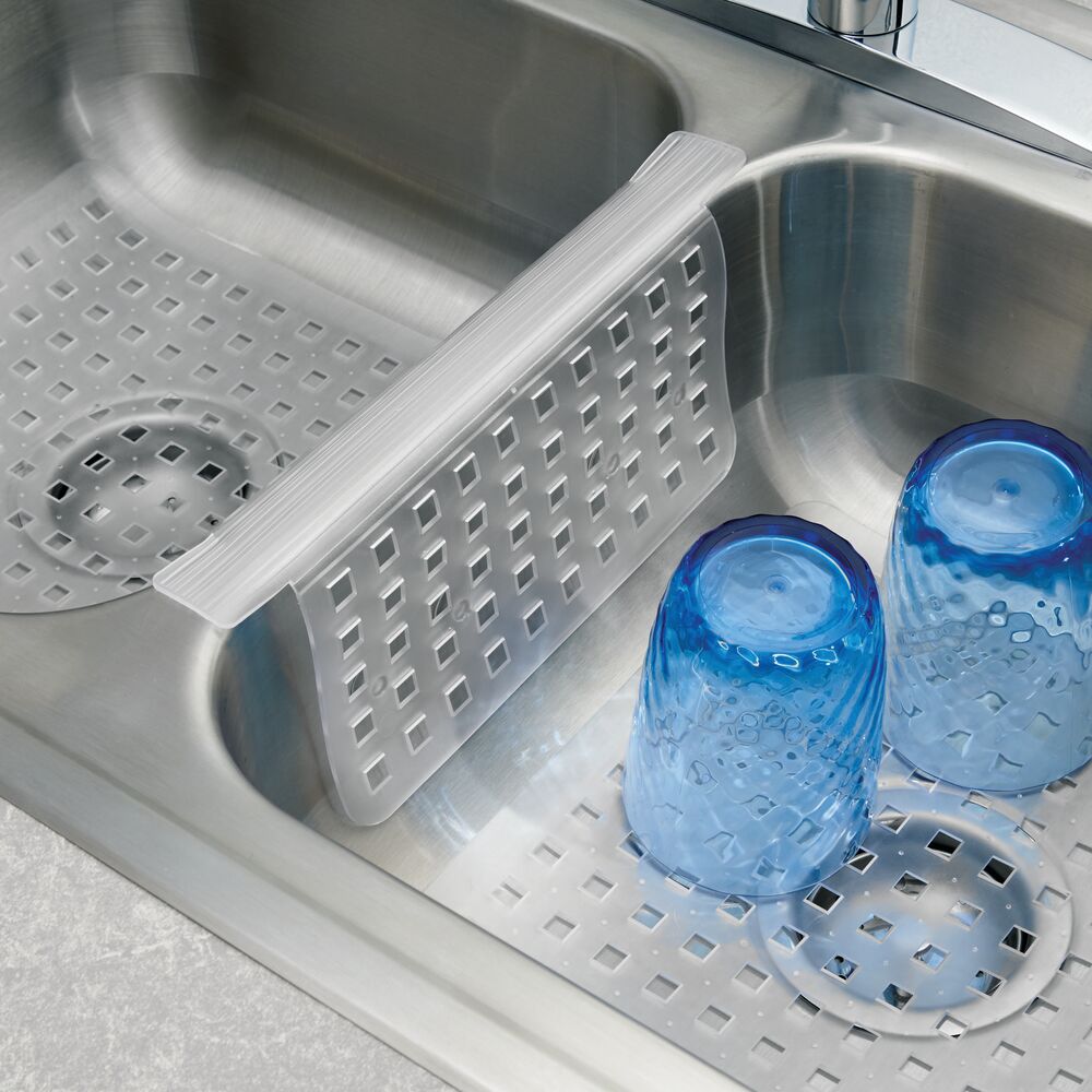iDesign Euro Sink Mat Large in Clear - Image 5