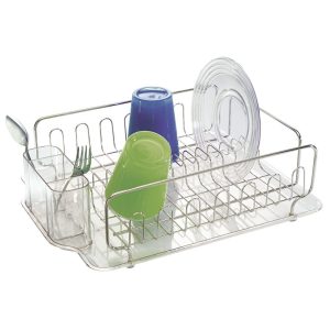 iDesign Forma Lupe Drainer in Clear