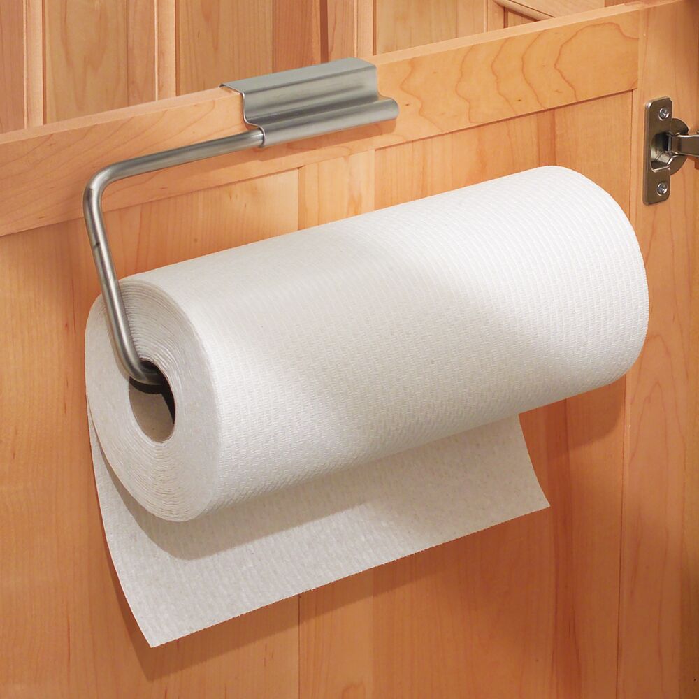 iDesign Forma Over the Counter Paper Towel Holder. Stainless Steel - Image 4