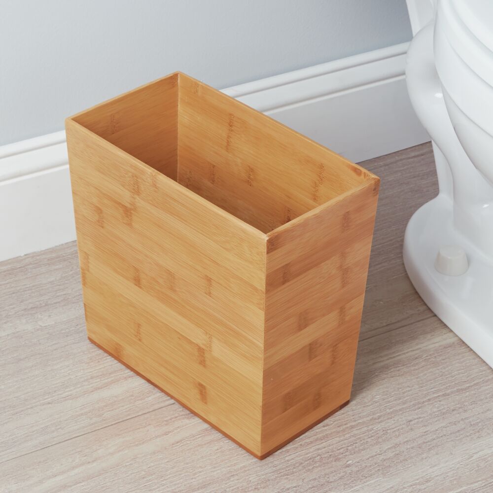 iDesign Formbu Rectangular Waste Can in Natural - Image 2