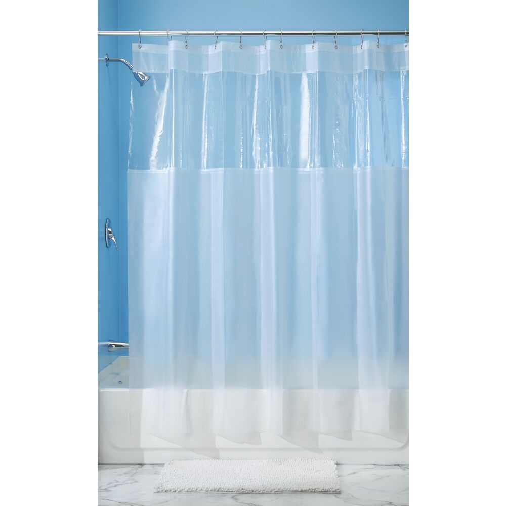 iDesign Hitchcock EVA Shower Curtain 72 x 72 in Clear - Image 3