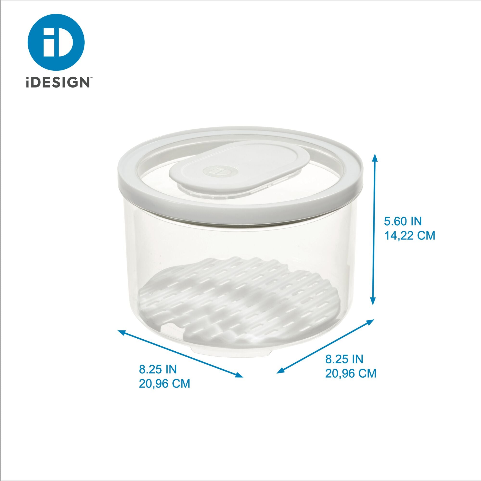 iDesign iDFresh BPA-Free Recycled Plastic Produce Storage Bowl. Large - Image 7