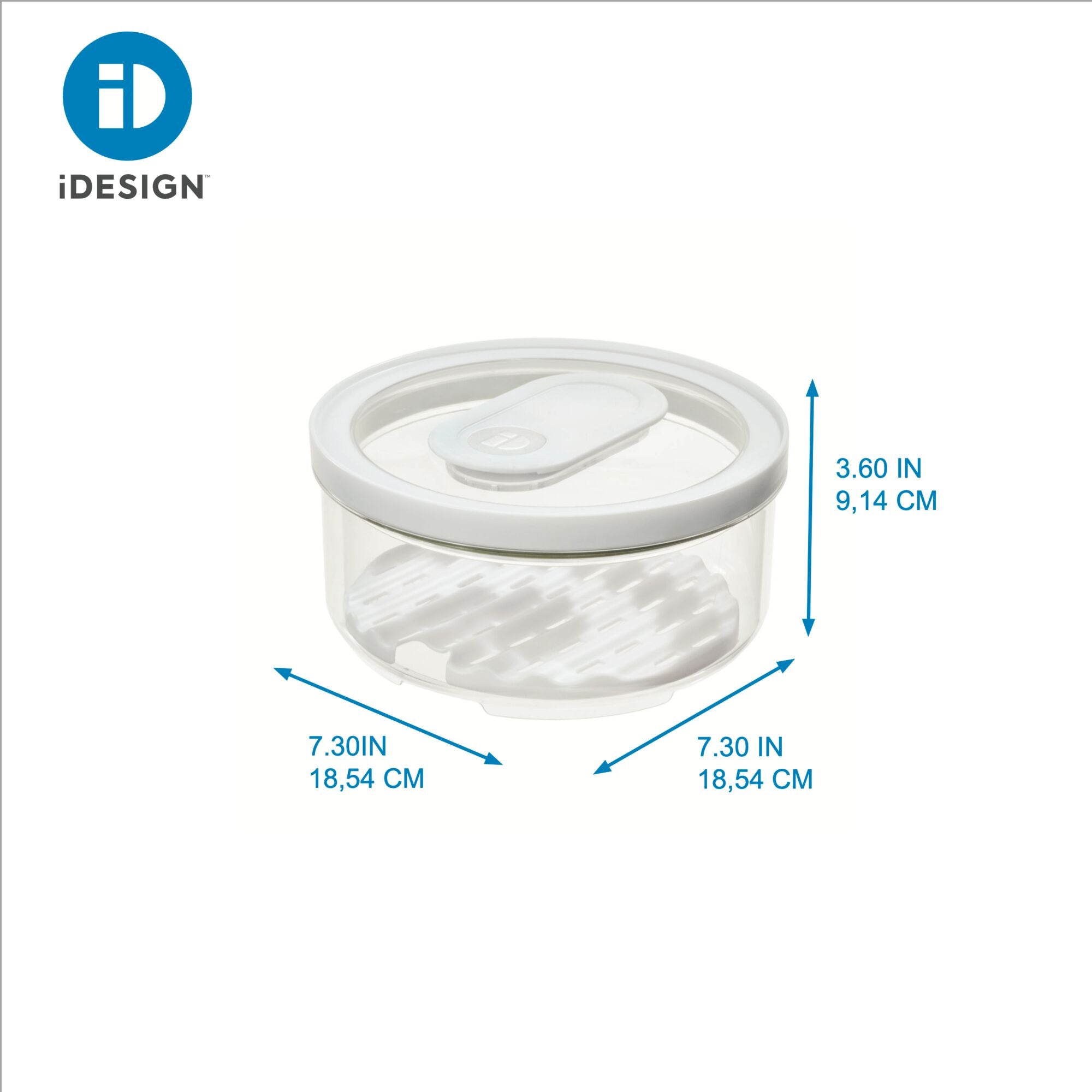 iDesign iDFresh BPA-Free Recycled Plastic Produce Storage Bowl. Small - Image 3