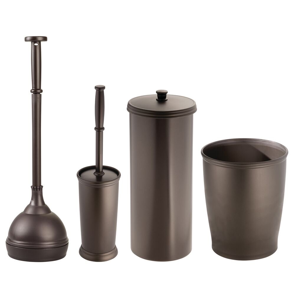 iDesign Kent Toilet Paper Holder in Bronze - Image 5