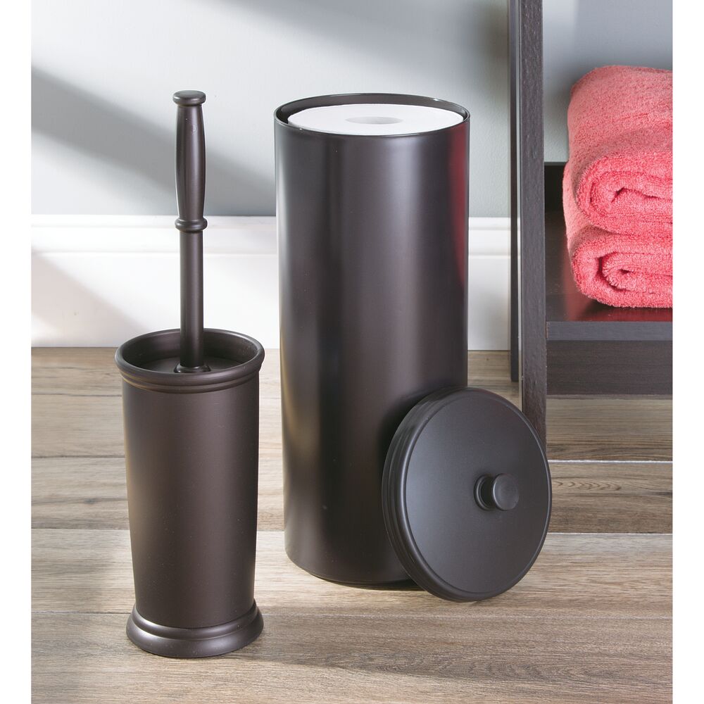 iDesign Kent Toilet Paper Holder in Bronze - Image 4